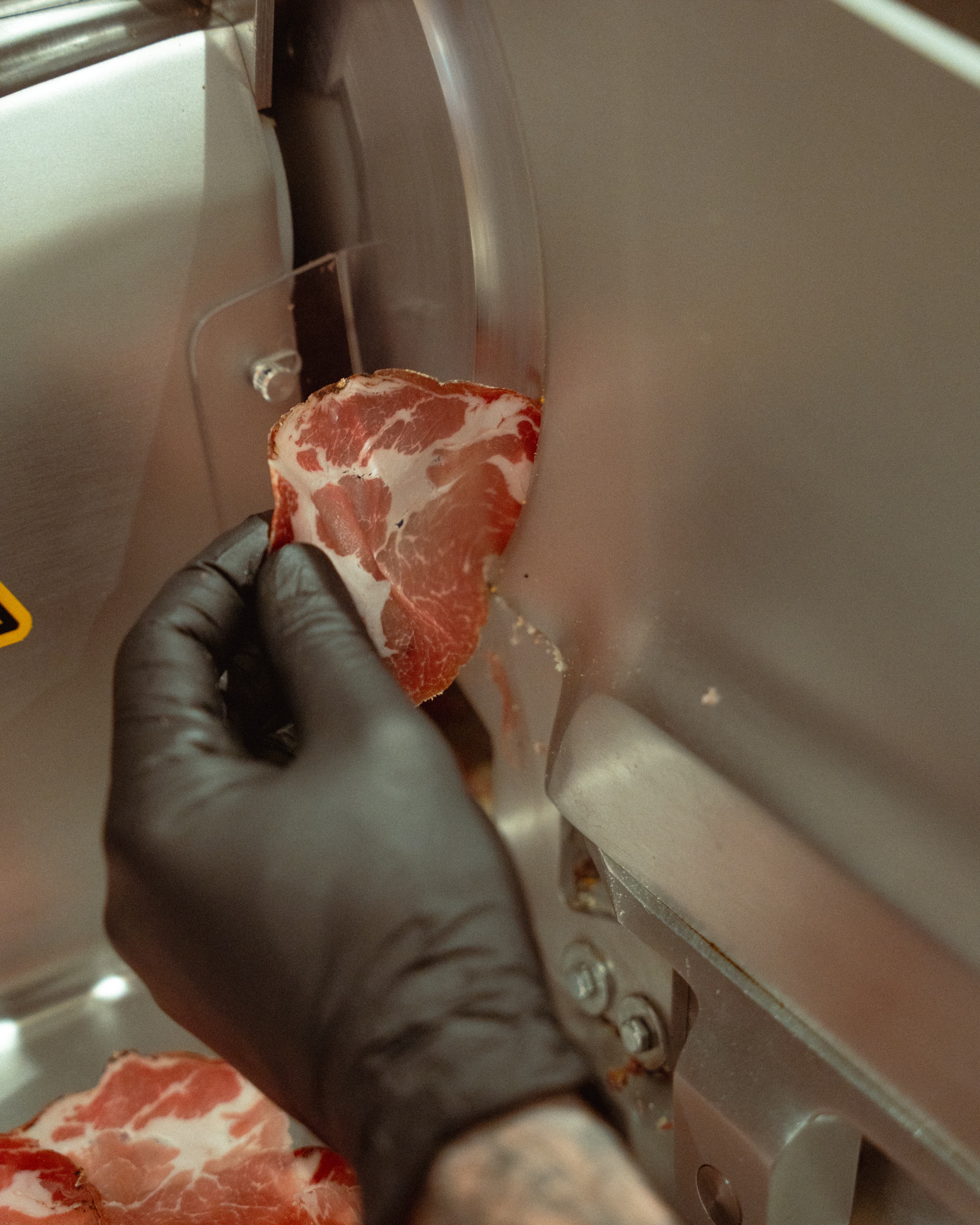 Schiacciata close-up